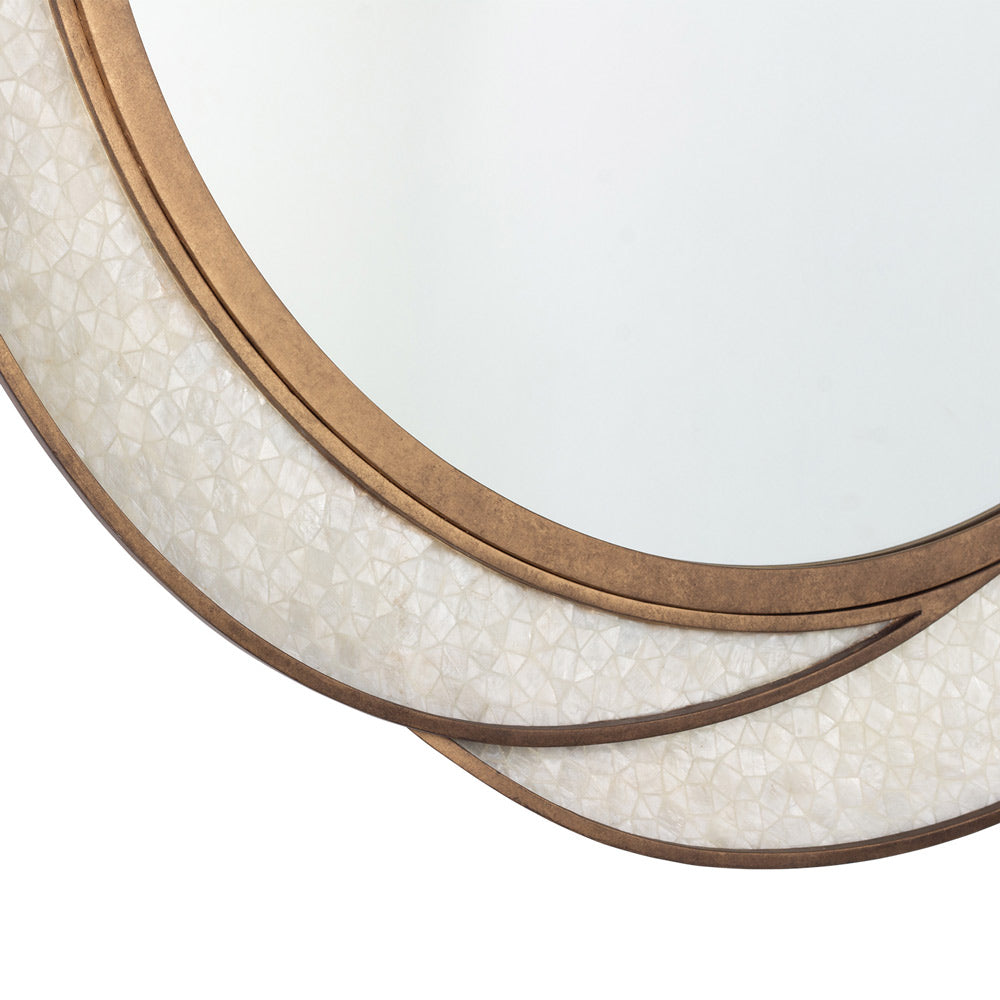 Rose Wall Mirror in Detail.