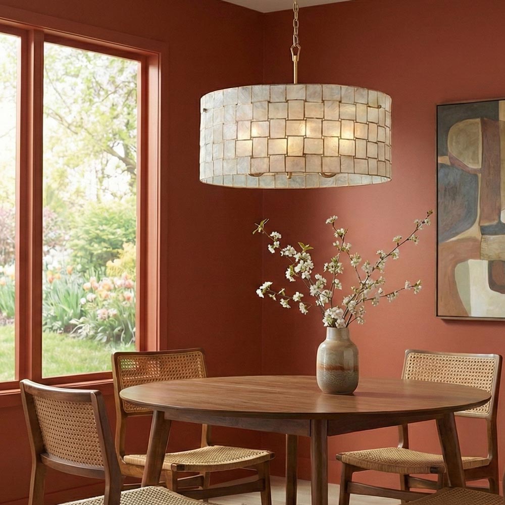 Roxy Pendant Light in dining room.