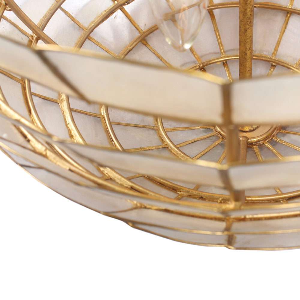 Samal Flush Mount Ceiling Light in Detail.