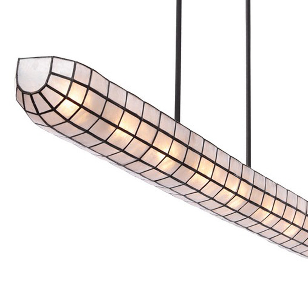 Sanibel Linear Pendant Light in Detail.