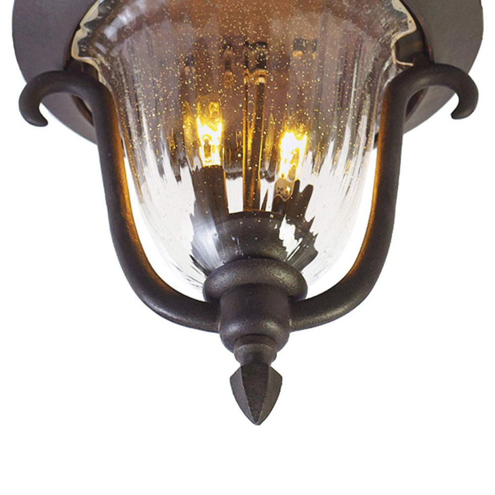 Santa Barbara Flush Mount Ceiling Light in Detail.