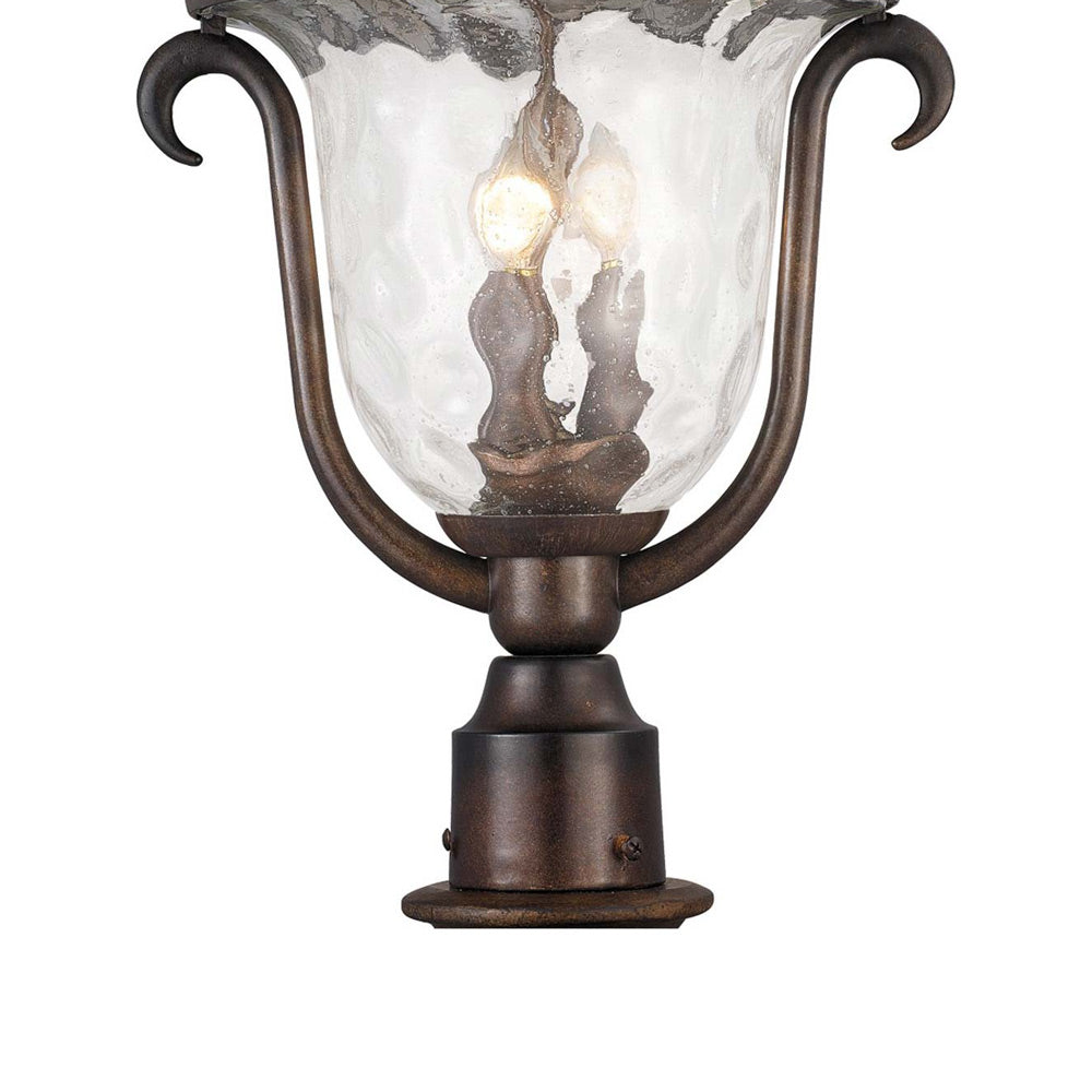 Santa Barbara Outdoor Post Light in Detail.