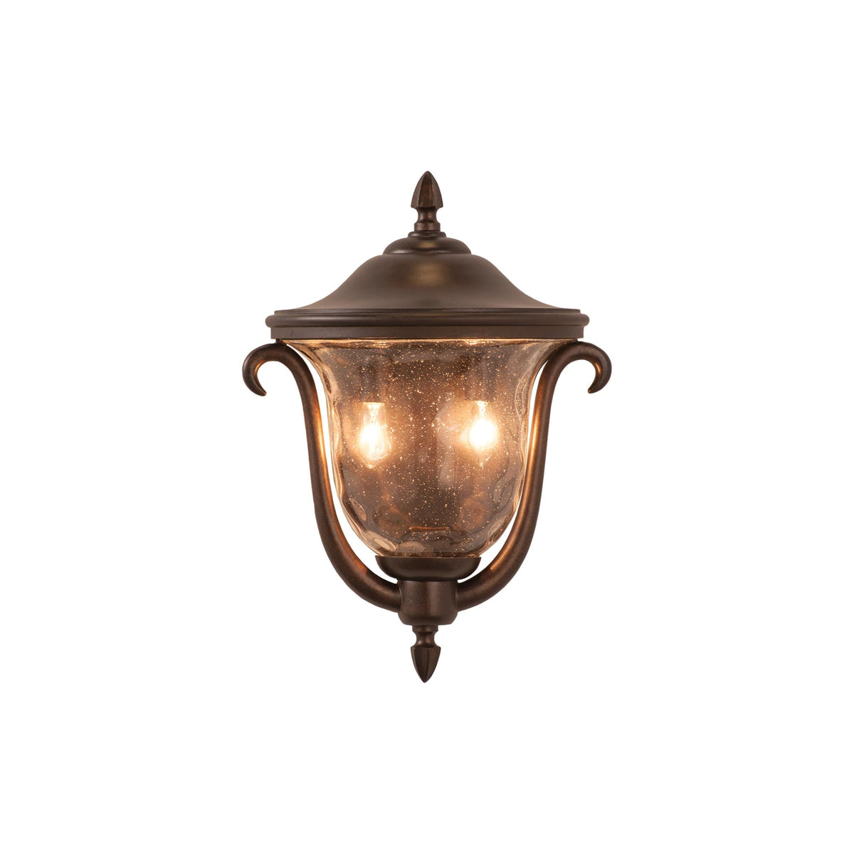 Santa Barbara Outdoor Wall Light in Burnished Bronze (6.75-Inch).