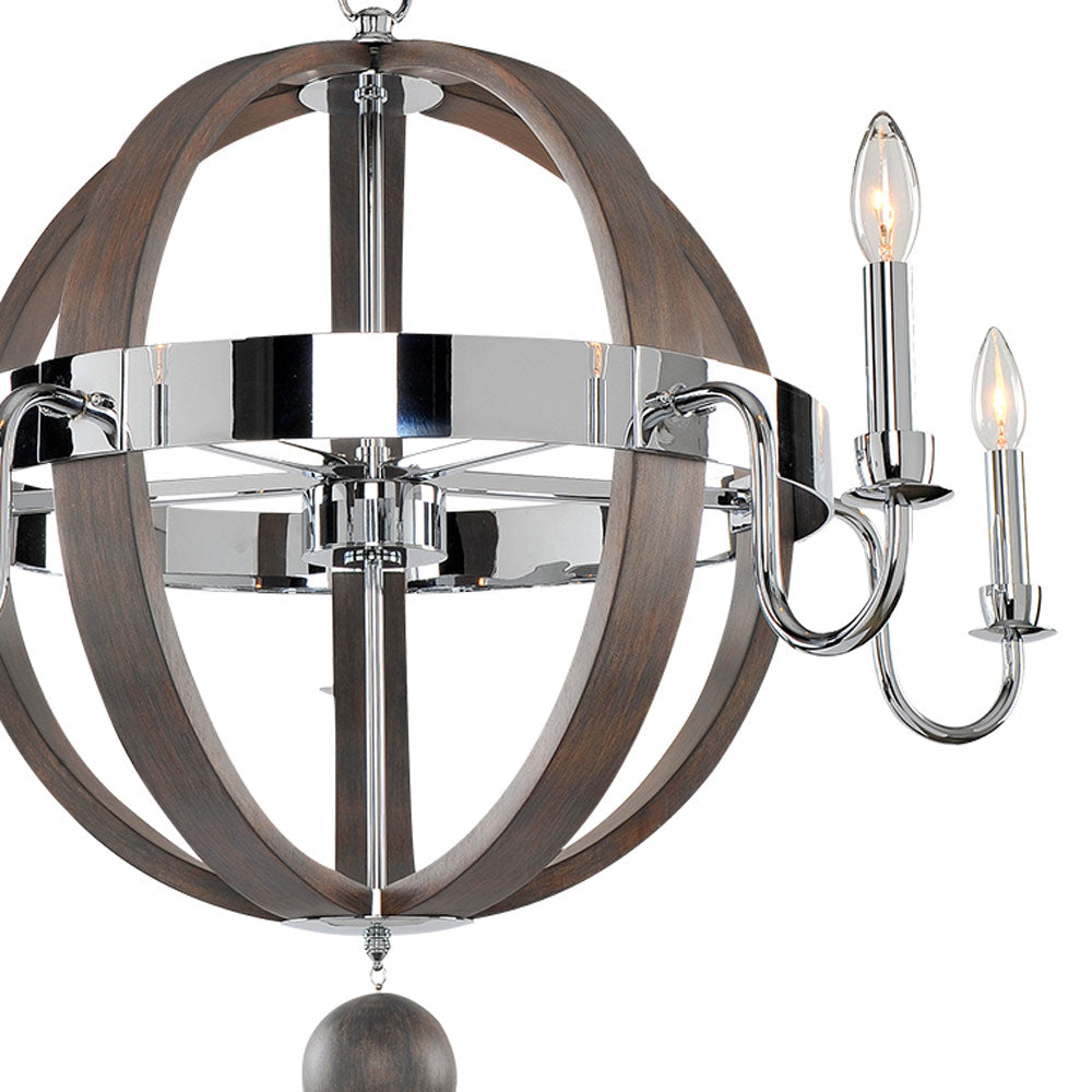 Sharlow Orb Chandelier in Detail.