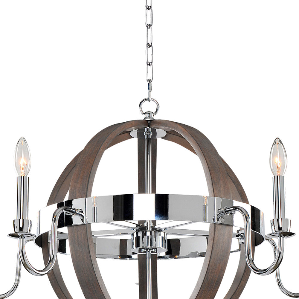 Sharlow Orb Chandelier in Detail.