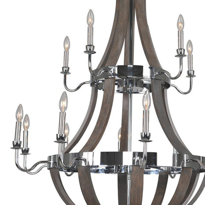 Sharlow Tiered Chandelier in Detail.