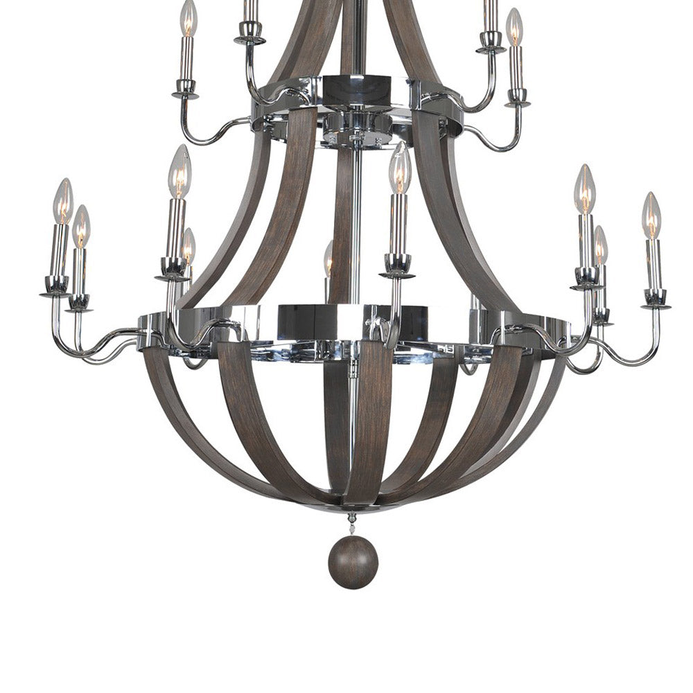 Sharlow Tiered Chandelier in Detail.