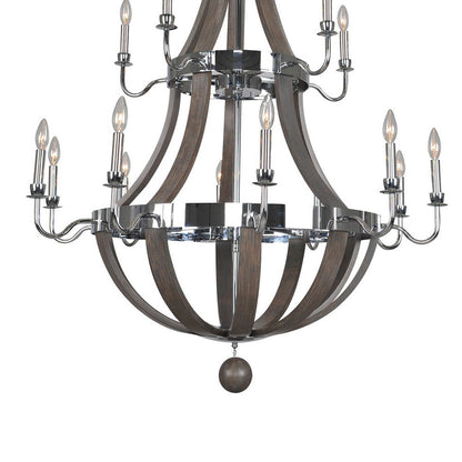 Sharlow Tiered Chandelier in Detail.