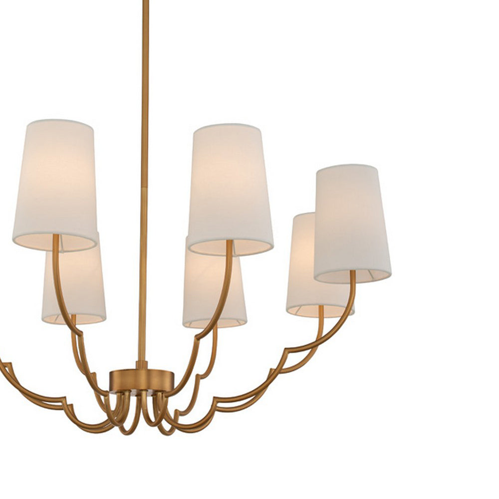 Sophia Chandelier in Detail.