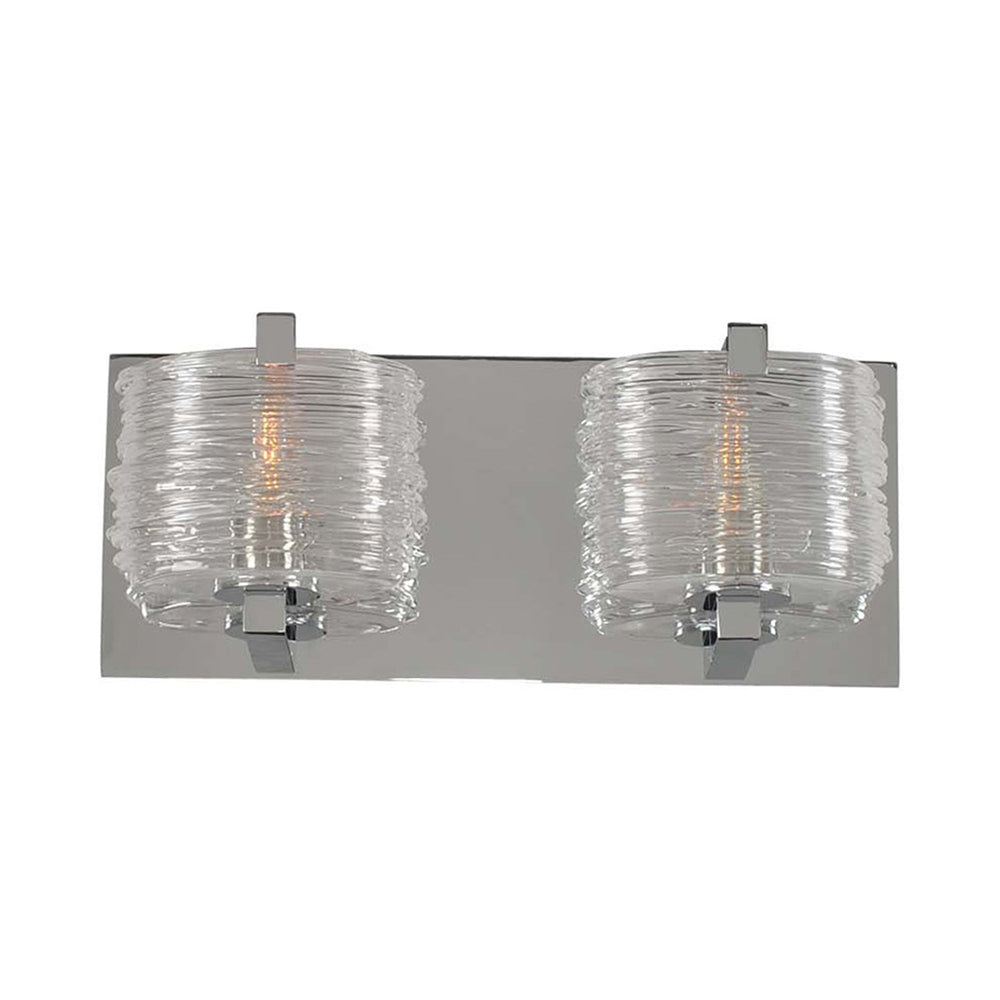 South Bay Bath Vanity Light in Polished Chrome (2-Light).