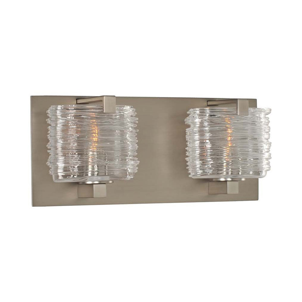 South Bay Bath Vanity Light in Satin Nickel (2-Light).