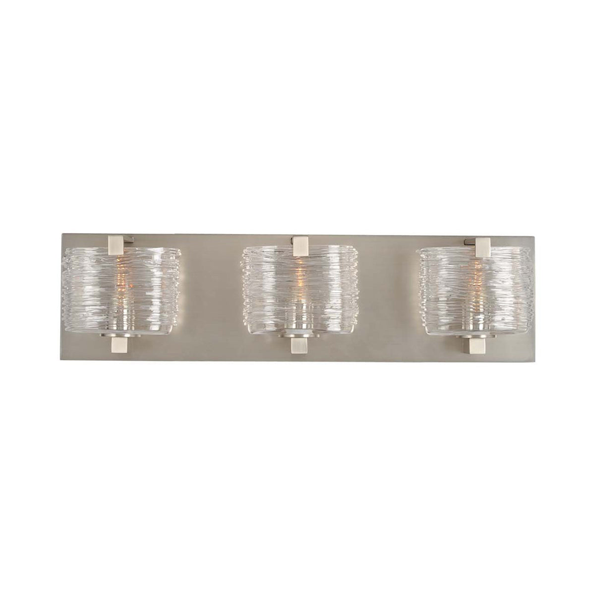 South Bay Bath Vanity Light in Satin Nickel (3-Light).