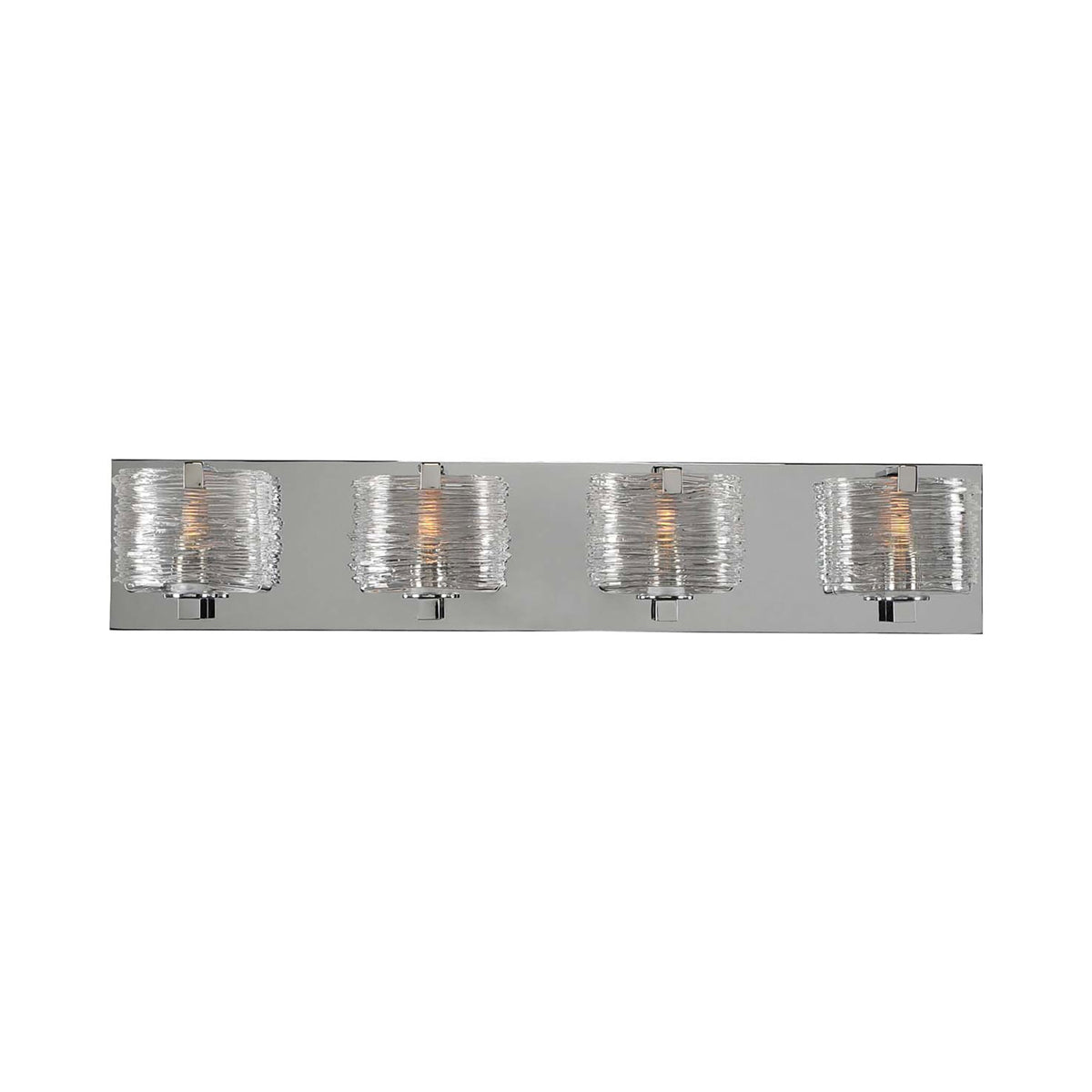 South Bay Bath Vanity Light in Polished Chrome (4-Light).