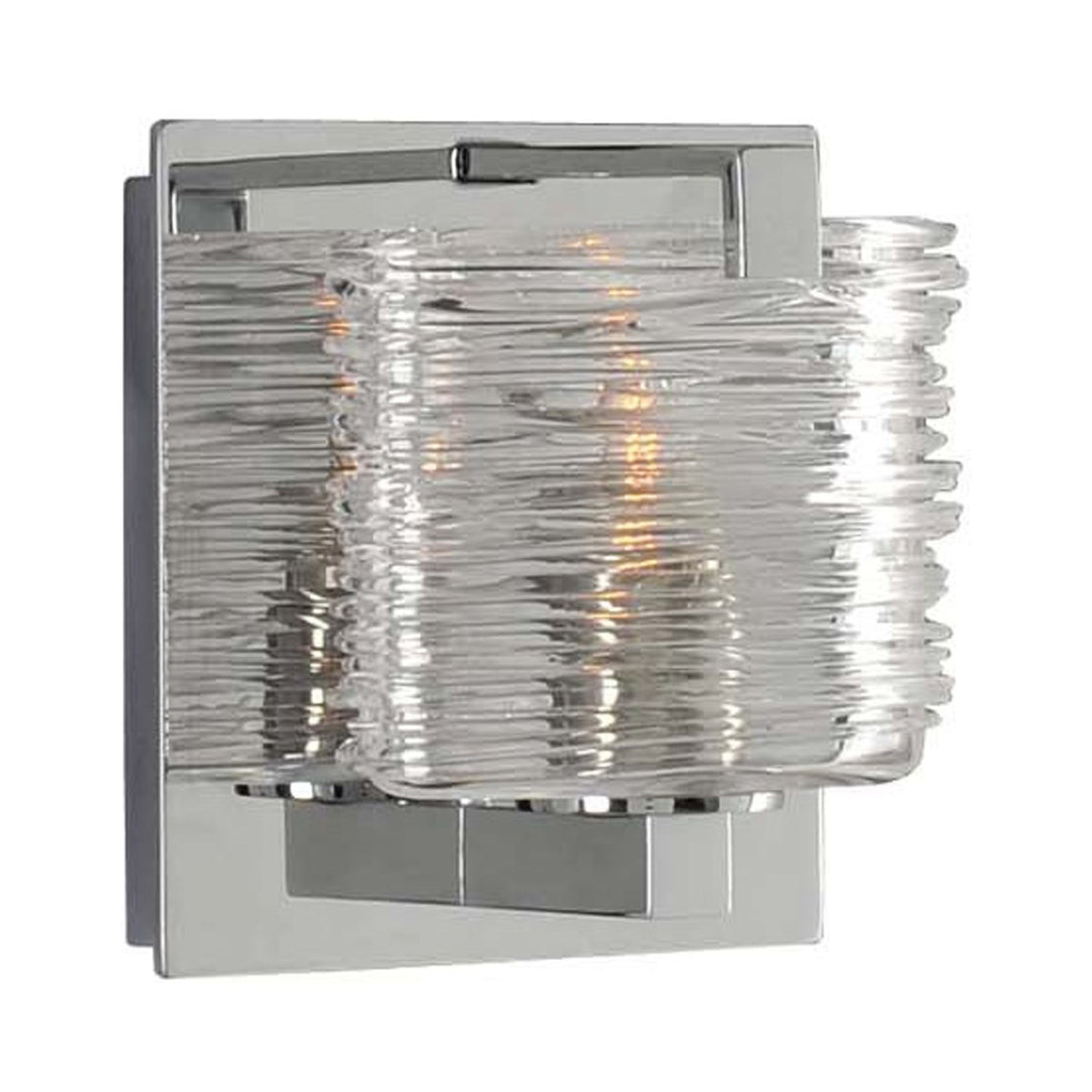 South Bay Bath Wall Light in Polished Chrome.