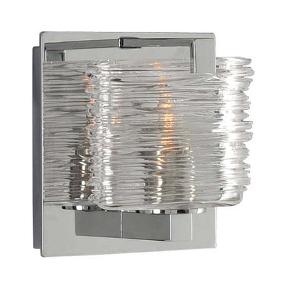 South Bay Bath Wall Light in Polished Chrome.