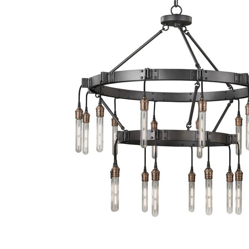 Stuyvesant Tiered Chandelier in Detail.
