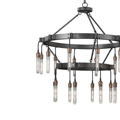 Stuyvesant Tiered Chandelier in Detail.