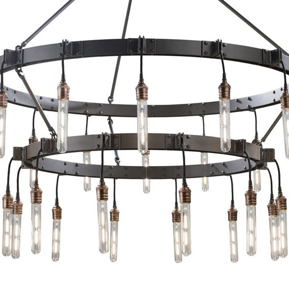 Stuyvesant Tiered Chandelier in Detail.