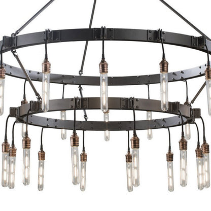 Stuyvesant Tiered Chandelier in Detail.