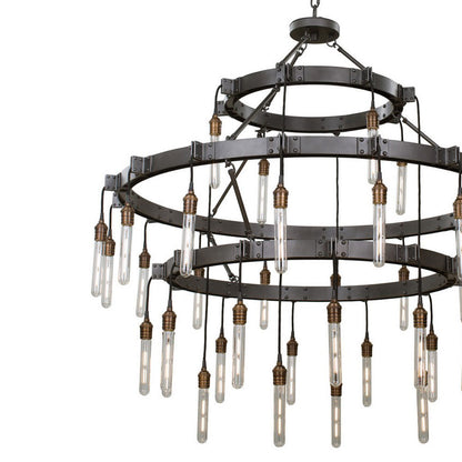 Stuyvesant Tiered Chandelier in Detail.