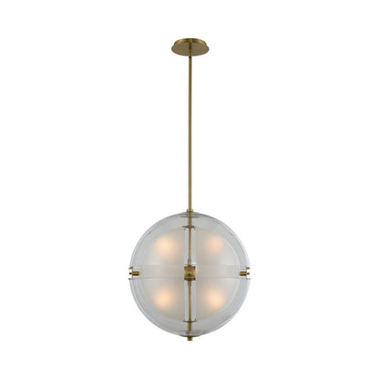 Sussex Pendant Light in Winter Brass (18-Inch).