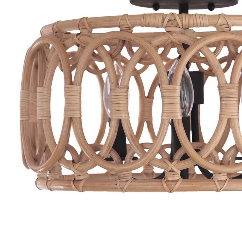 Tablas Semi Flush Mount Ceiling Light in Detail.
