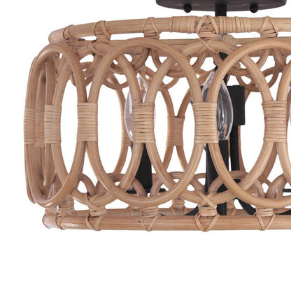 Tablas Semi Flush Mount Ceiling Light in Detail.