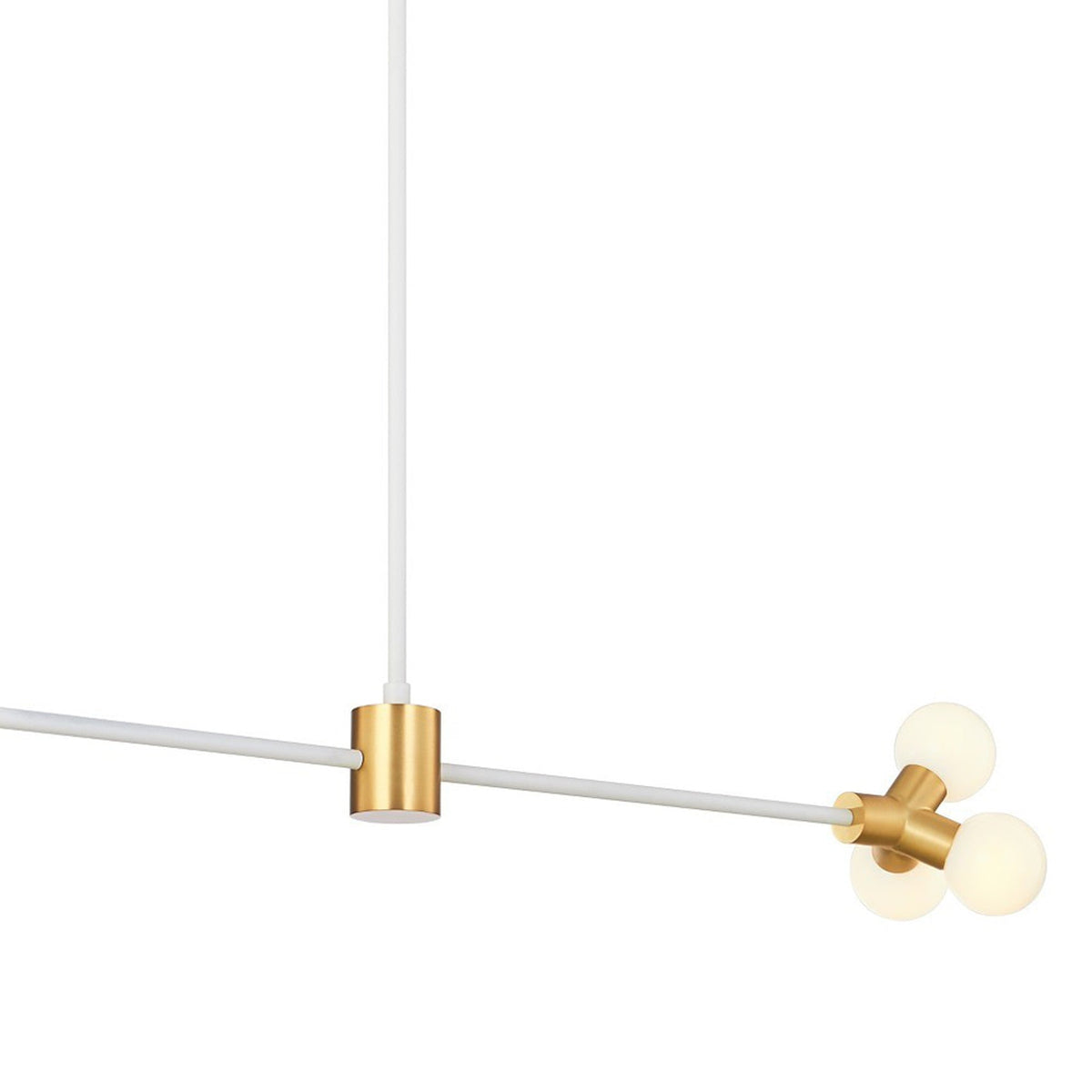 Tres Linear Pendant Light in Detail.