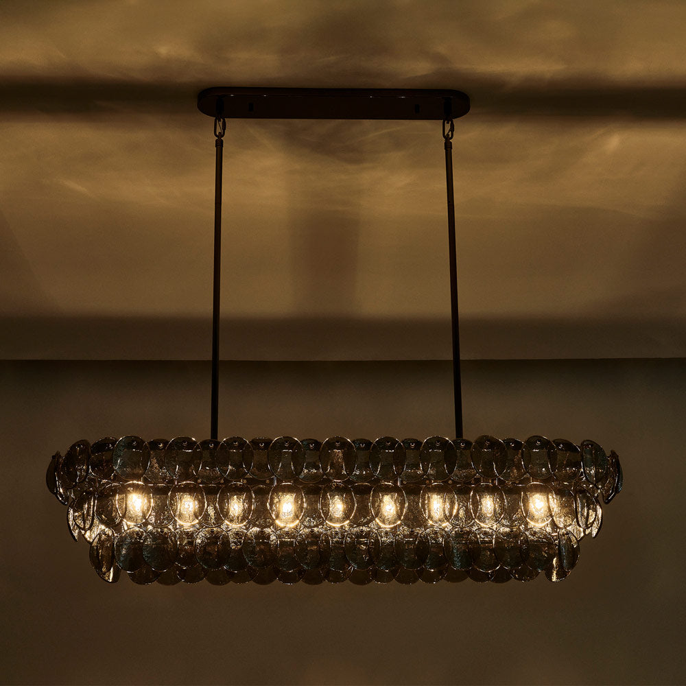 Uroko Linear Pendant Light in Detail.