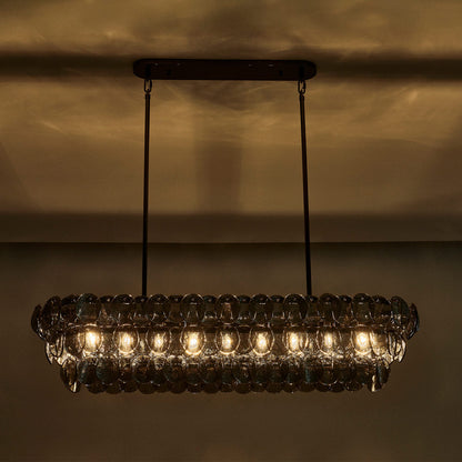 Uroko Linear Pendant Light in Detail.
