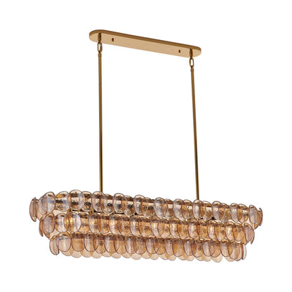 Uroko Linear Pendant Light in Detail.
