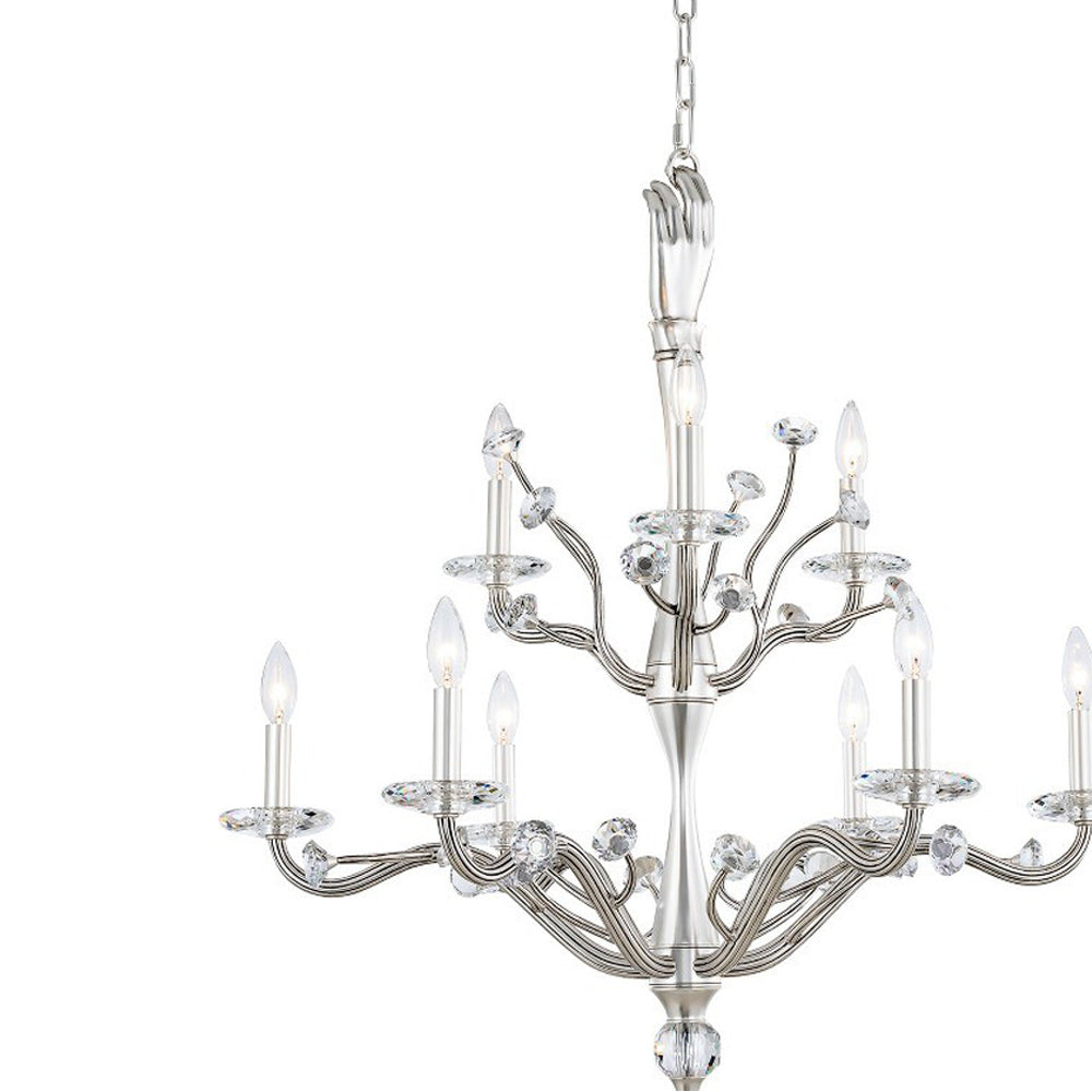 Venus Tiered Chandelier in Detail.
