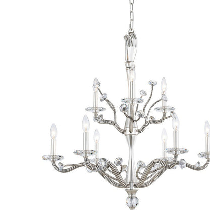 Venus Tiered Chandelier in Detail.