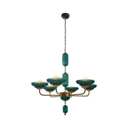 Verde Chandelier in Green.