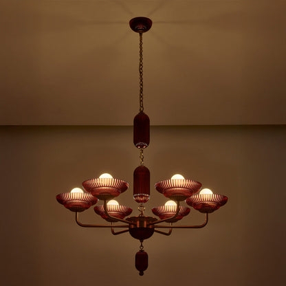 Verde Chandelier in Detail.