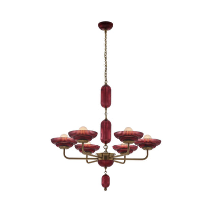 Verde Chandelier in Detail.