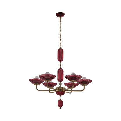 Verde Chandelier in Detail.