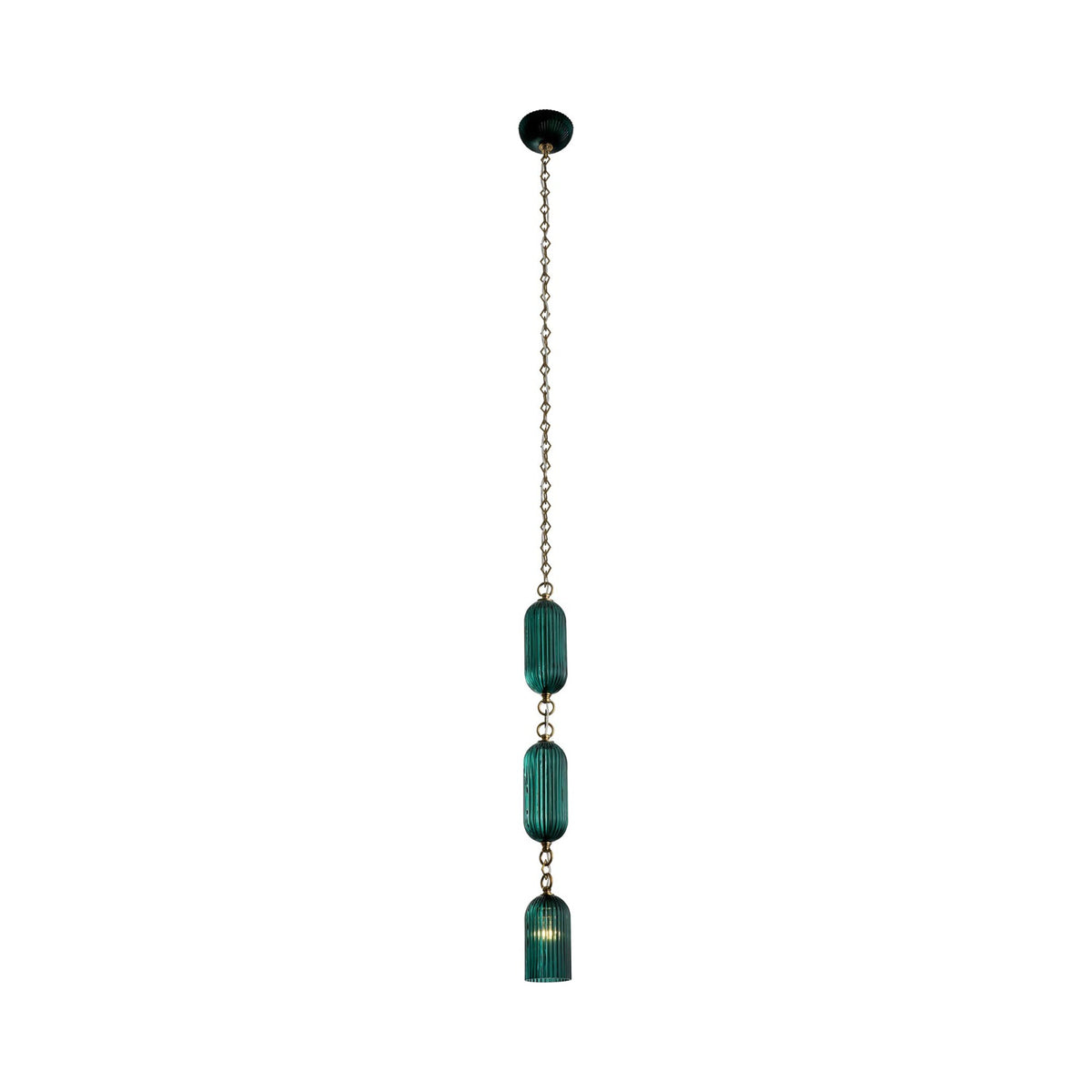 Verde Pendant Light in Green.