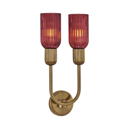 Verde Wall Light in Magenta.