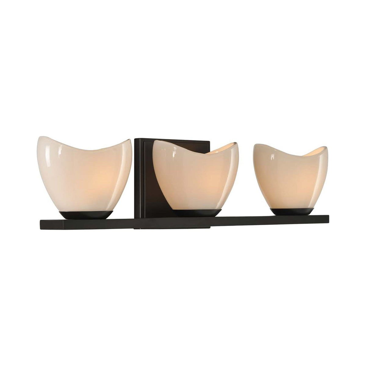 Vero Bath Vanity Light in English Bronze (3-Light).
