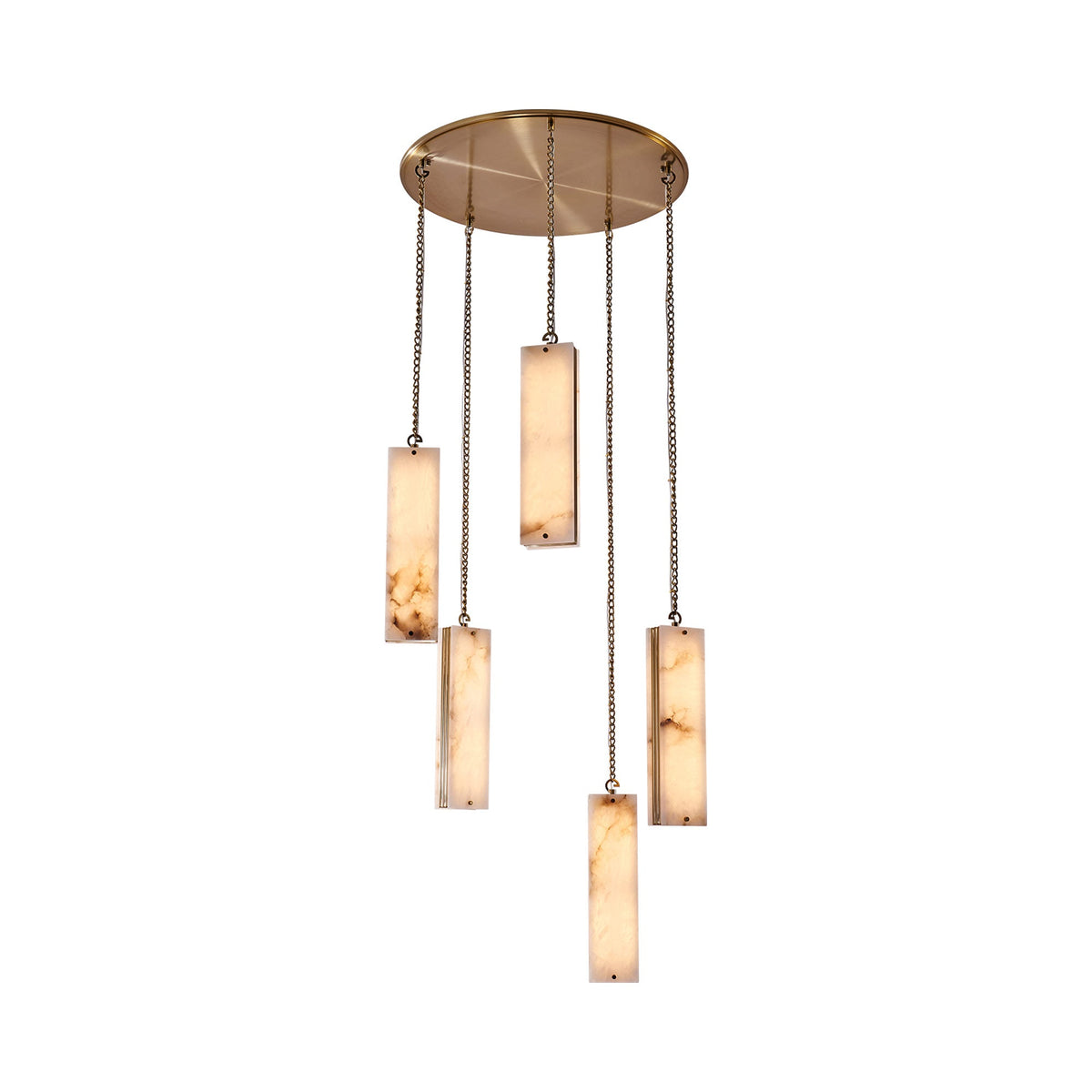 Vertical LED Multi Light Pendant Light (5-Light).