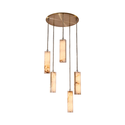 Vertical LED Multi Light Pendant Light (5-Light).
