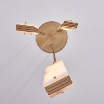 Vertical LED Multi Light Pendant Light in Detail.