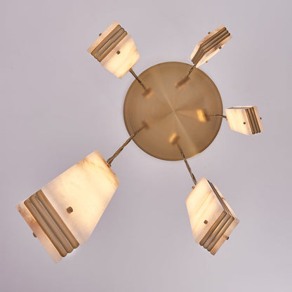 Vertical LED Multi Light Pendant Light in Detail.