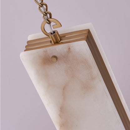 Vertical LED Multi Light Pendant Light in Detail.