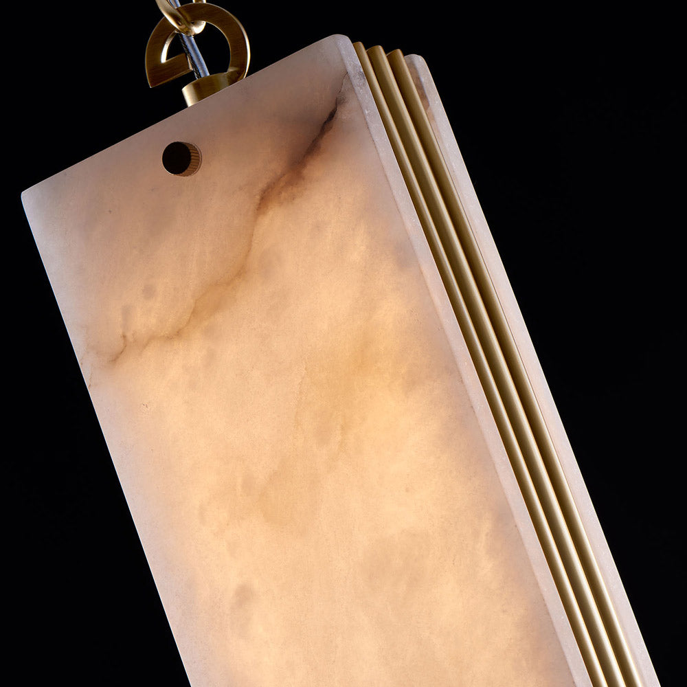 Vertical LED Pendant Light in Detail.