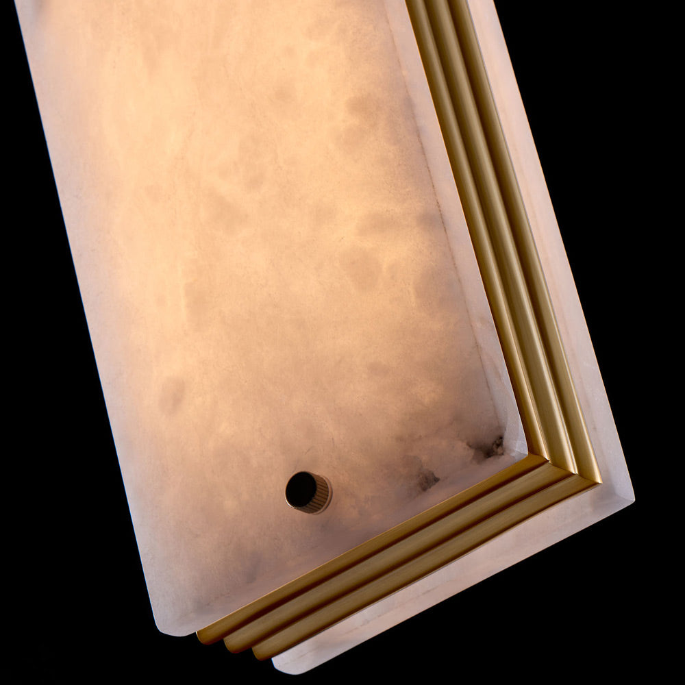 Vertical LED Pendant Light in Detail.
