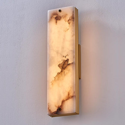 Vertical LED Wall Light in Detail.