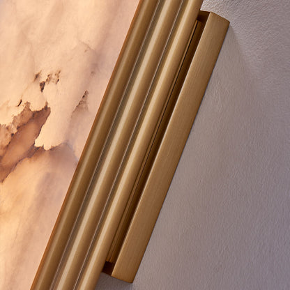 Vertical LED Wall Light in Detail.