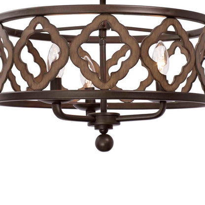 Whittaker Semi Flush Mount Ceiling Light in Detail.